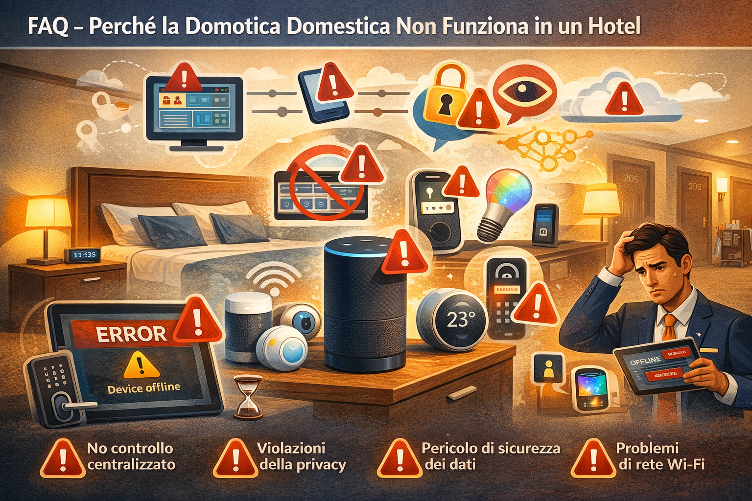 FAQ – Perché la Domotica Domestica Non Funziona in un Hotel