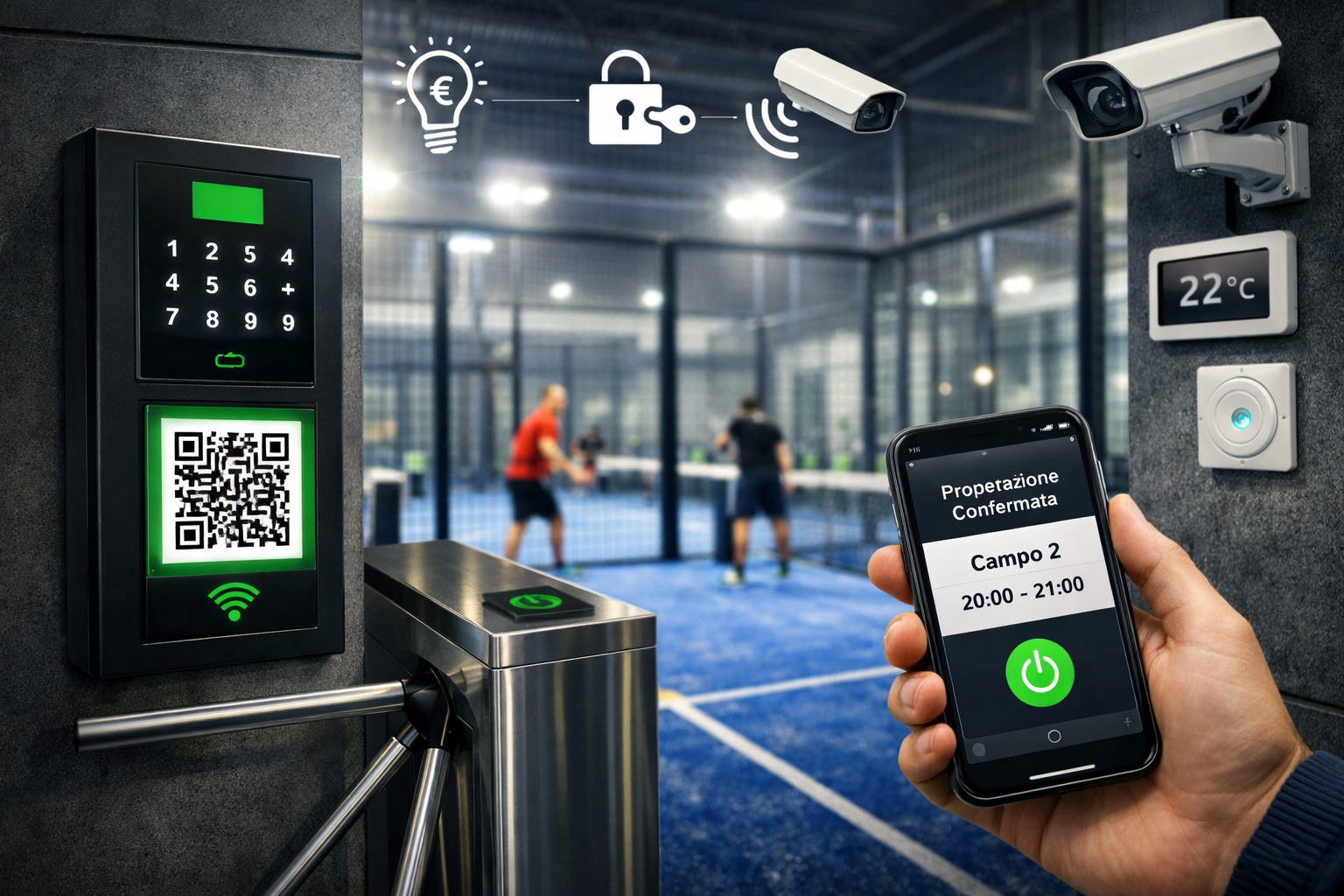 Come automatizzare un centro padel e gestirlo a distanza (senza personale fisso)